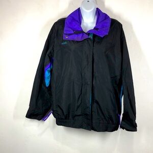Columbia black nylon jacket size large